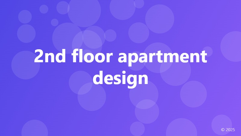 2nd floor apartment design