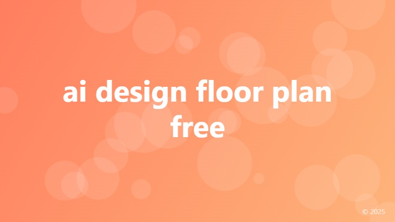 ai design floor plan free