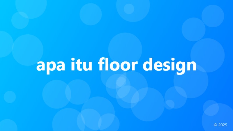 apa itu floor design