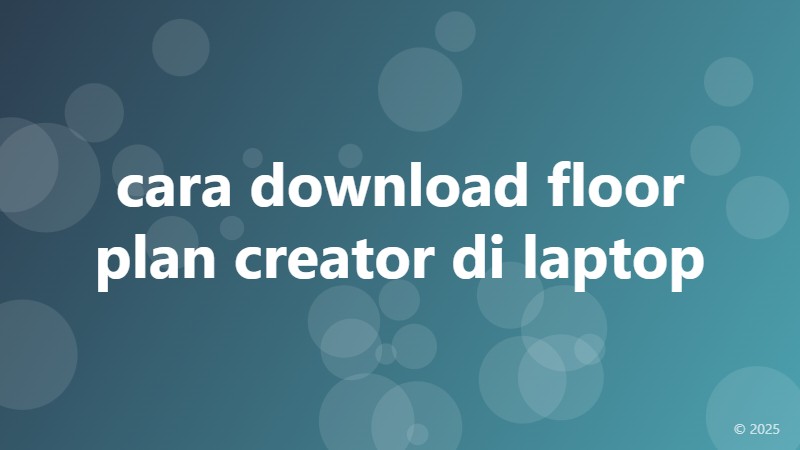 cara download floor plan creator di laptop