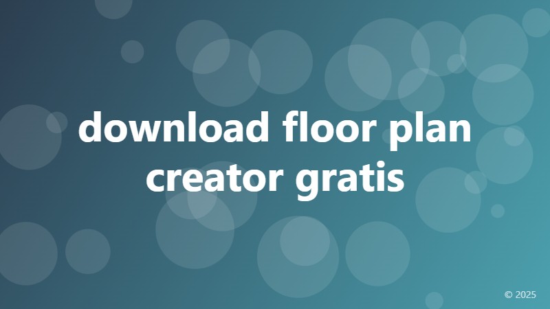 download floor plan creator gratis