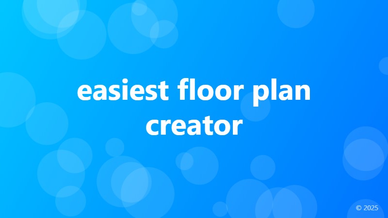 easiest floor plan creator