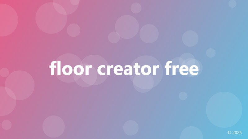 floor creator free