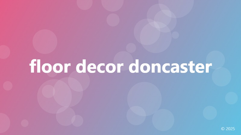 floor decor doncaster