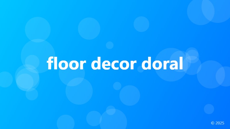 floor decor doral