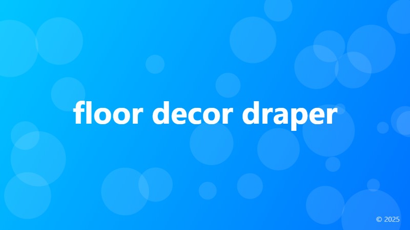 floor decor draper