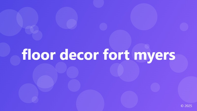 floor decor fort myers