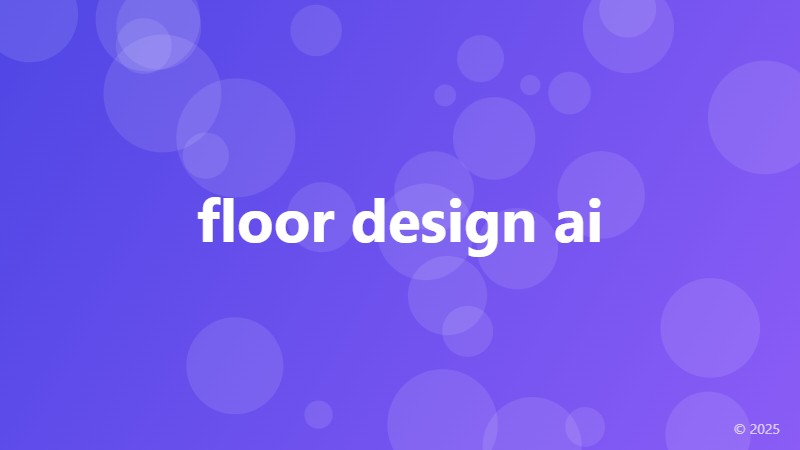 floor design ai