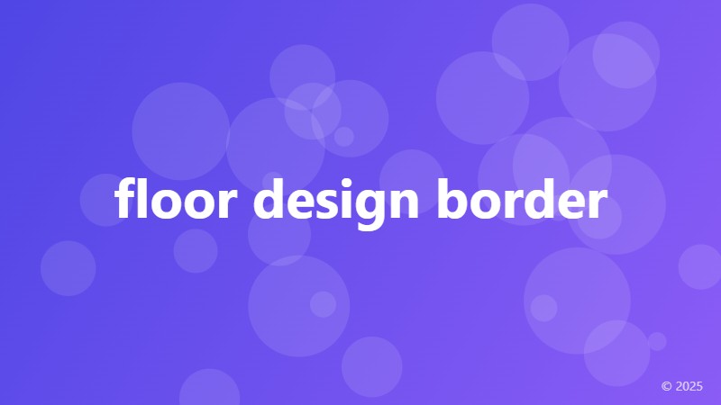 floor design border