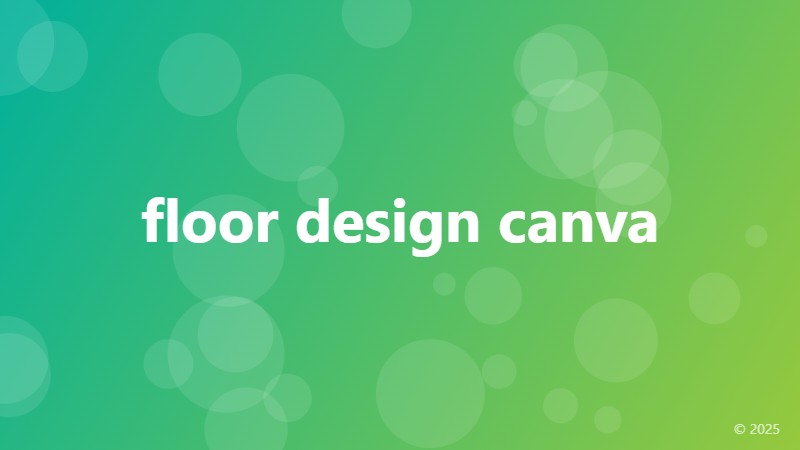 floor design canva