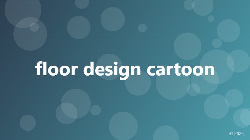floor design cartoon