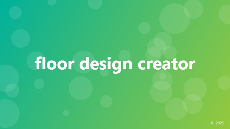 floor design creator