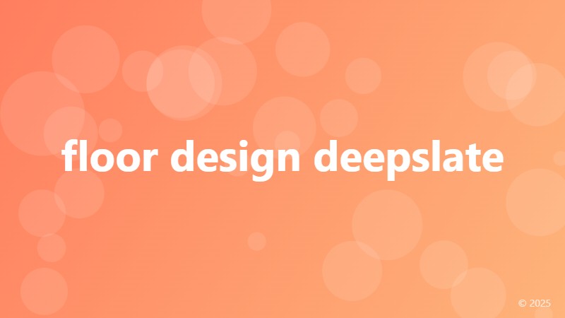 floor design deepslate