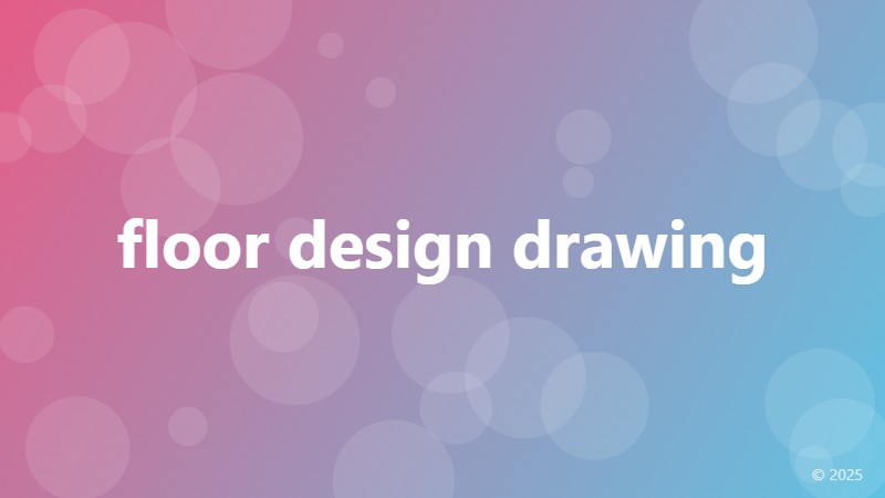 floor design drawing