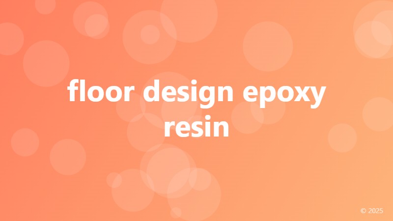 floor design epoxy resin