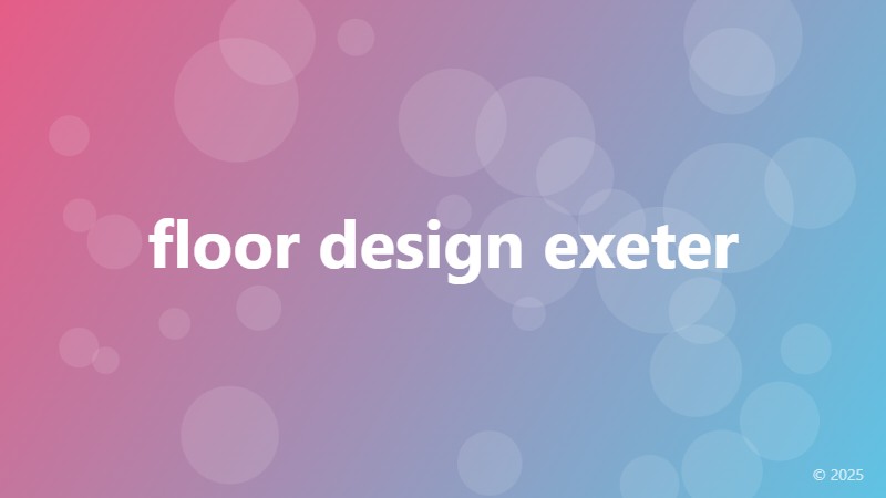floor design exeter