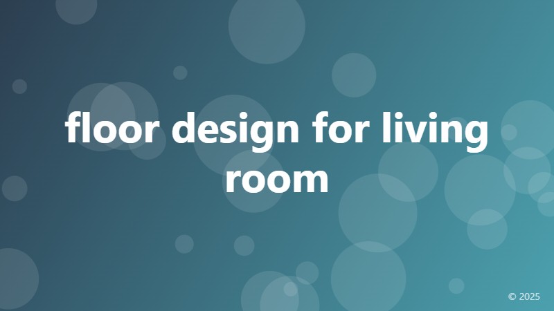 floor design for living room