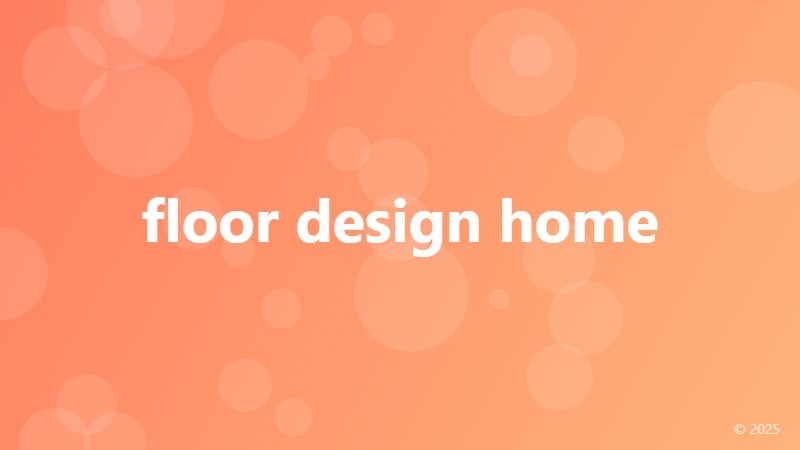 floor design home