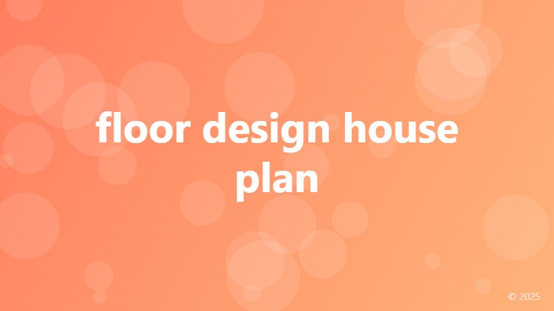 floor design house plan