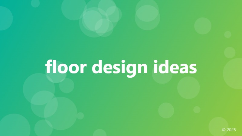 floor design ideas