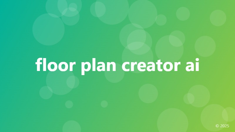 floor plan creator ai