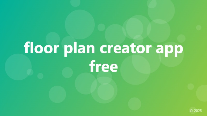 floor plan creator app free