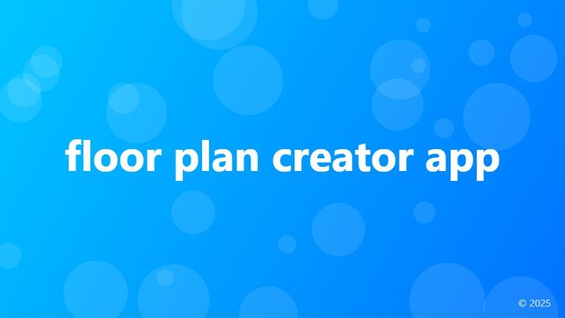 floor plan creator app