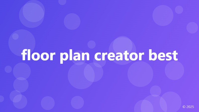 floor plan creator best