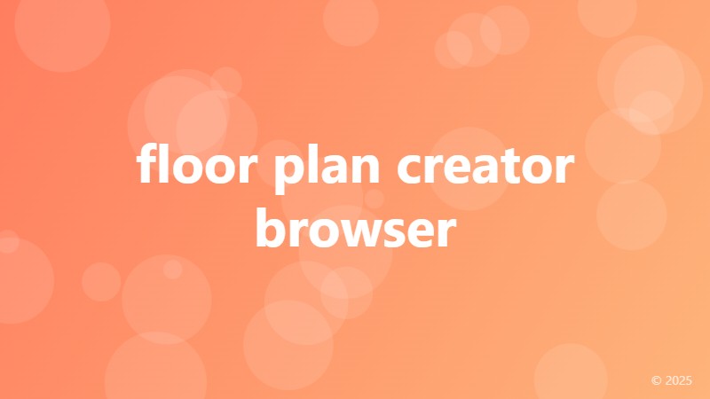 floor plan creator browser