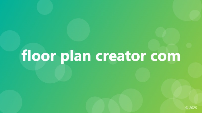 floor plan creator com