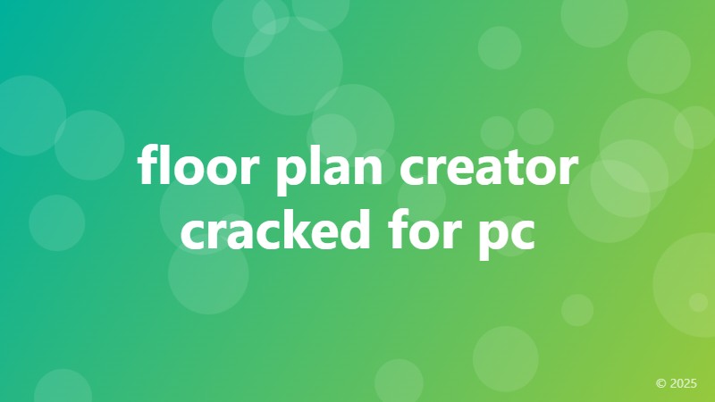 floor plan creator cracked for pc