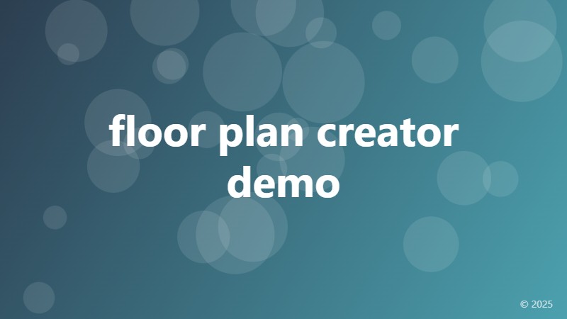 floor plan creator demo