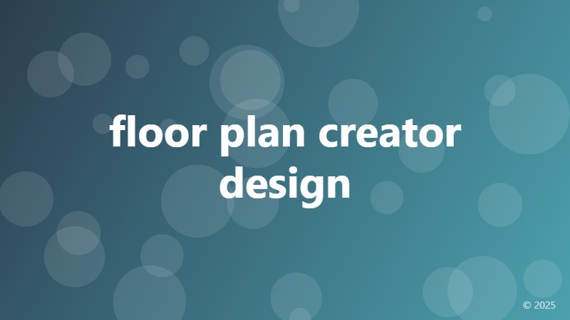 floor plan creator design