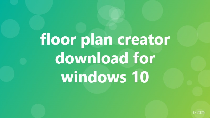 floor plan creator download for windows 10