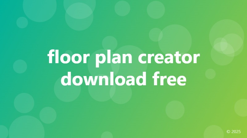 floor plan creator download free