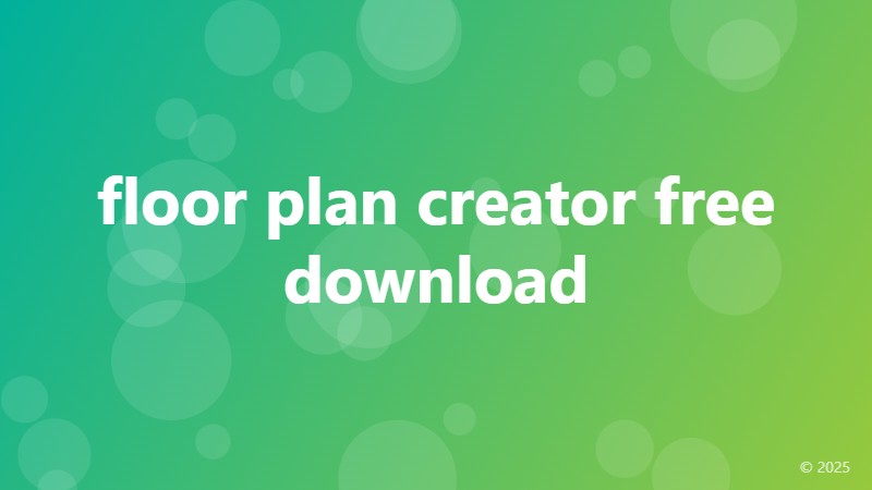floor plan creator free download