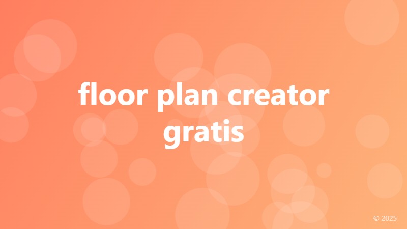 floor plan creator gratis