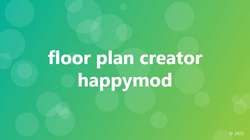 floor plan creator happymod