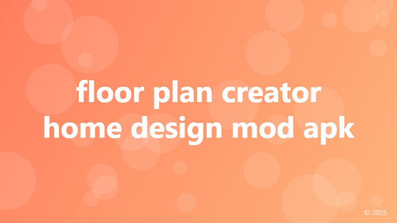 floor plan creator home design mod apk