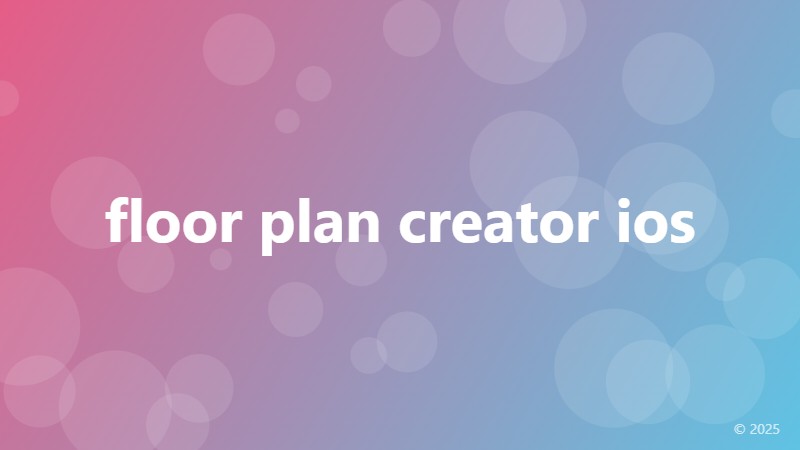 floor plan creator ios