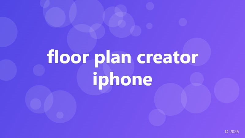 floor plan creator iphone