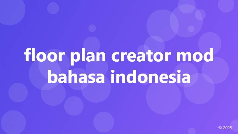 floor plan creator mod bahasa indonesia