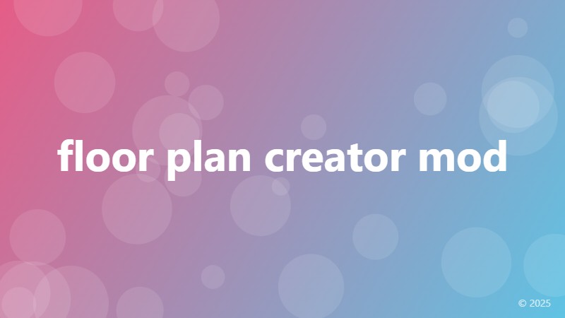 floor plan creator mod