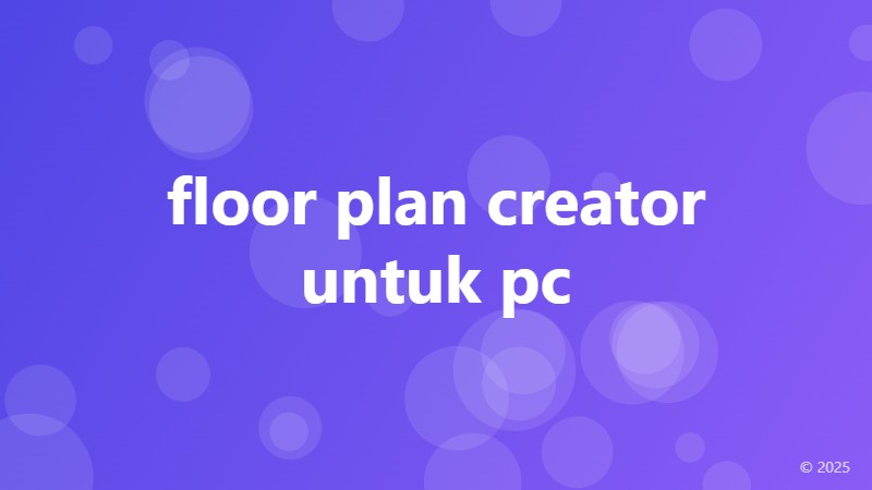 floor plan creator untuk pc
