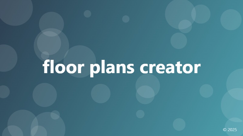 floor plans creator